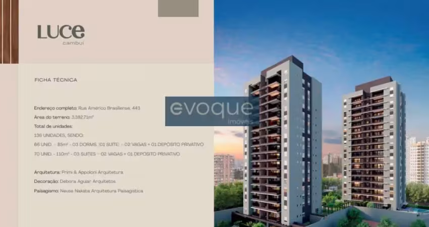 Apartamento com 3 quartos à venda no Cambuí, Campinas 
