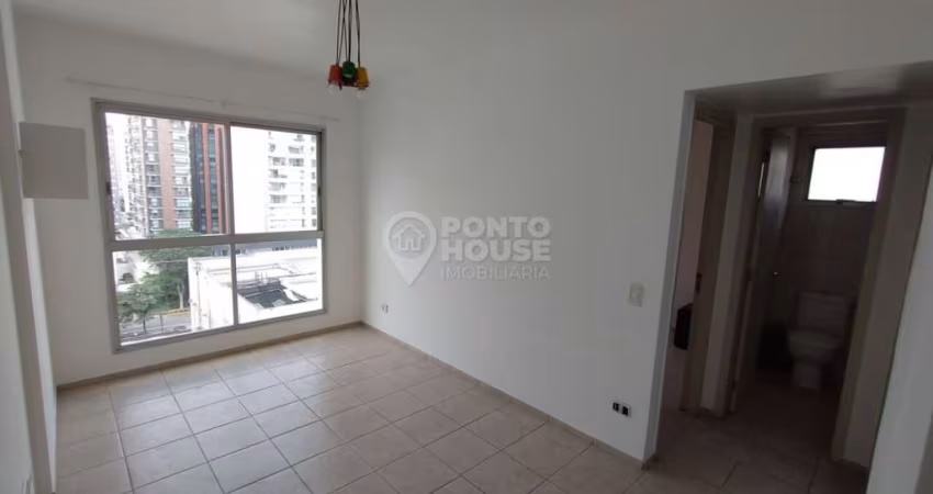 Apartamento à venda e locação no bairro Moema de 40m², 1 dormitório e 1 vaga