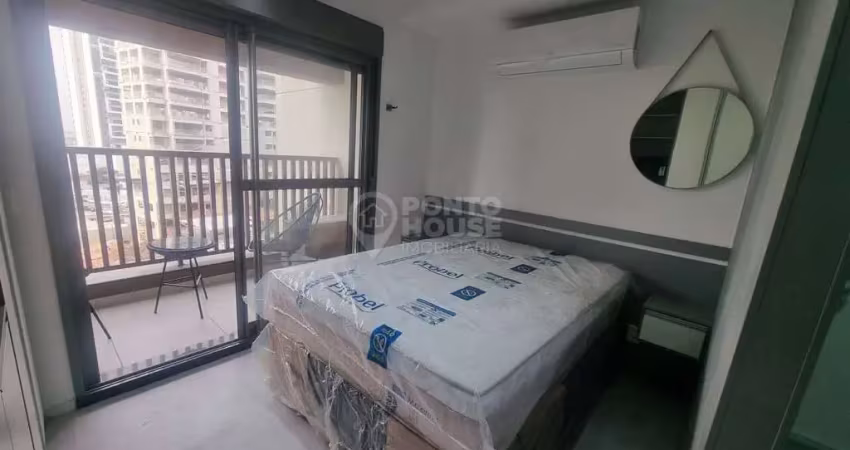 Studio mobiliado à venda e locação no bairro vila gumercindo com 1 dormitório
