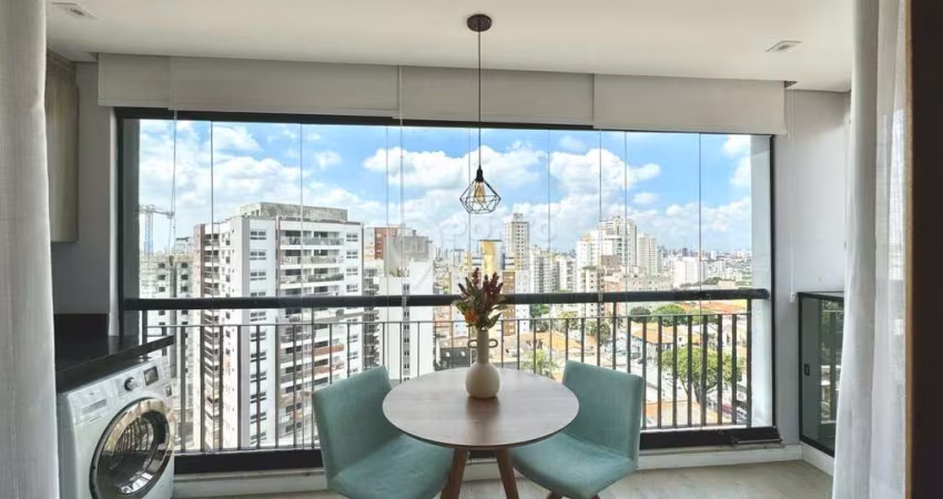 Studio à venda bairro Saúde de 36m², 1 suíte, sala e cozinha integrada e 1 vaga