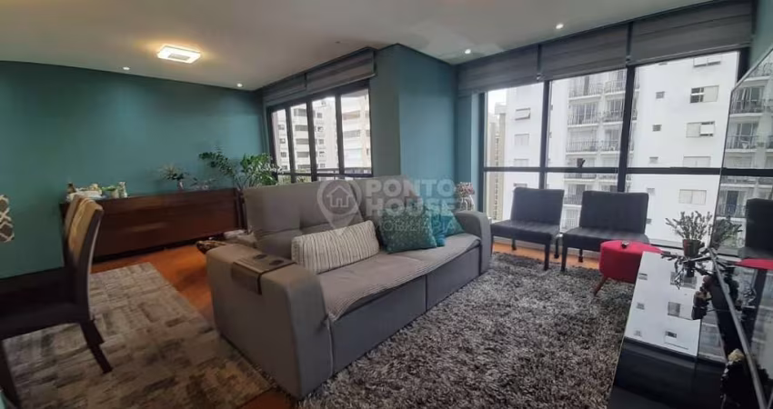 Apartamento à venda  bairro Brooklin de 122m², 3 dormitórios, 1 suite e 2 vagas