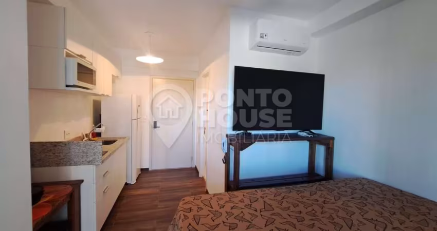 Studio para locação de 22m², ao lado do Metrô Brooklin, mobiliado