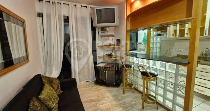 Apartamento mobiliado para locação no bairro da saúde com 1 dormitório e 1 vaga