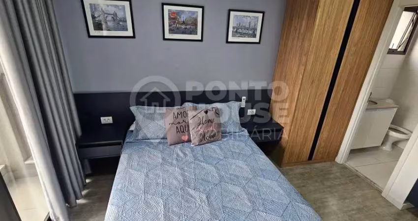Studio à venda no campo belo, mobiliado, seminovo, 24,79 m² privativos