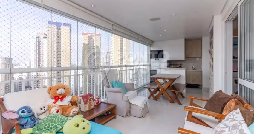 Apartamento à venda, varanda gourmet 3 suítes e 2 vagas na vila gumercindo