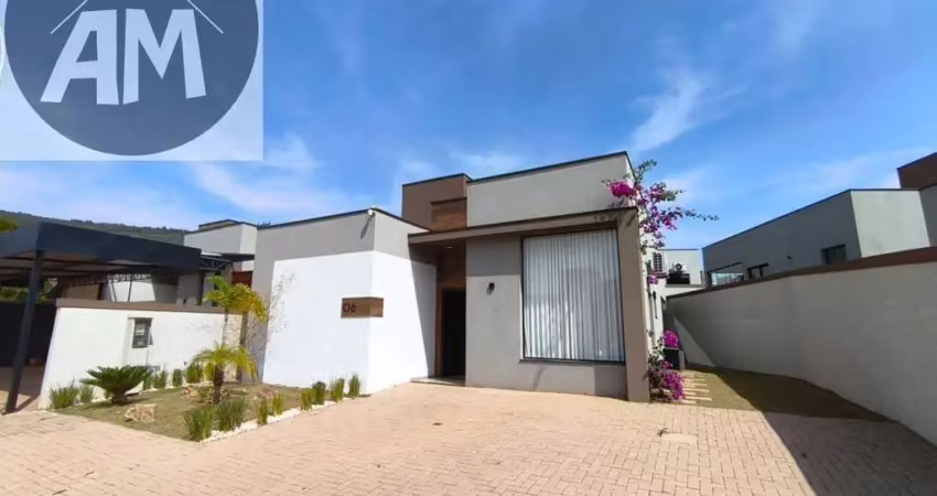 Casa térrea com 3 suítes mobiliada para locação no reserva ybyrá - atibaia/sp