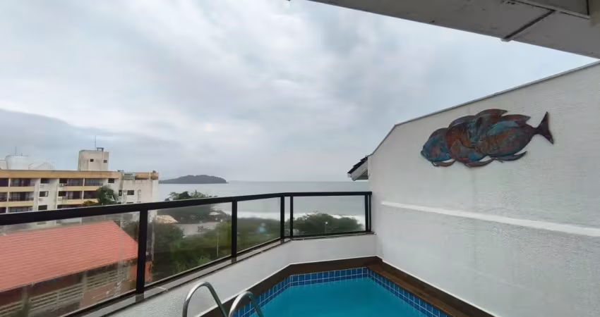 Cobertura de 3 quartos à beira da praia de canasvieiras - florianópolis