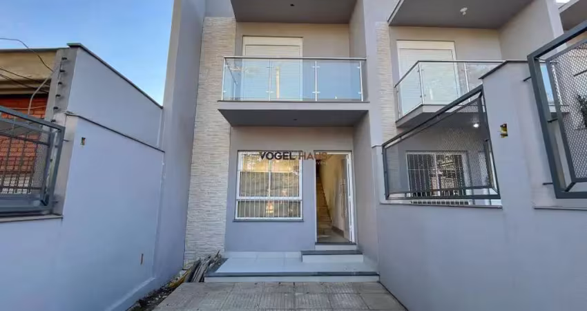 Sobrado com 2 suítes com sacada, bairro niteroí - canoas