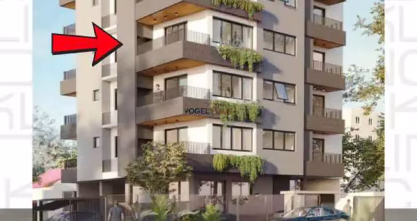 Apartamento novo com 110m2, 3 dorm. e churrasqueira na sacada à venda em canoas, nossa senhora das graças - entrega dez/25