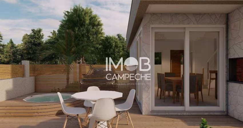 Casa com 3 quartos à venda, 123 m² -  Campeche - Florianópolis/SC
