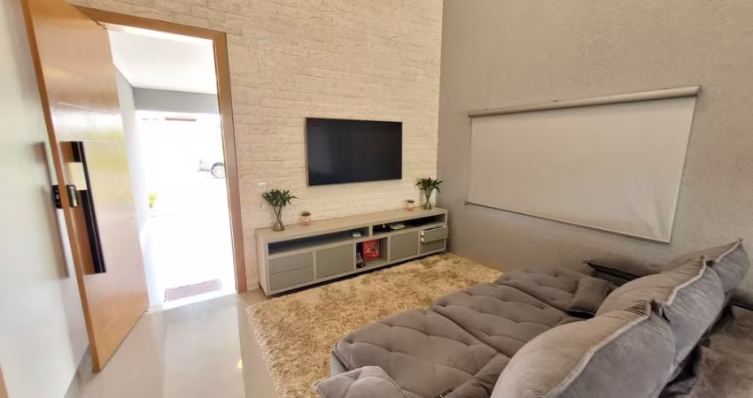 Casa Térrea Mobiliada no Condomínio Jardins Porto, lazer completo com lago Casa em Condomínio com 3 Quarto(s) e 4 banheiro(s) à Venda, 155 por R$ 1.200.000 no setor Parque Alvorada AD19274