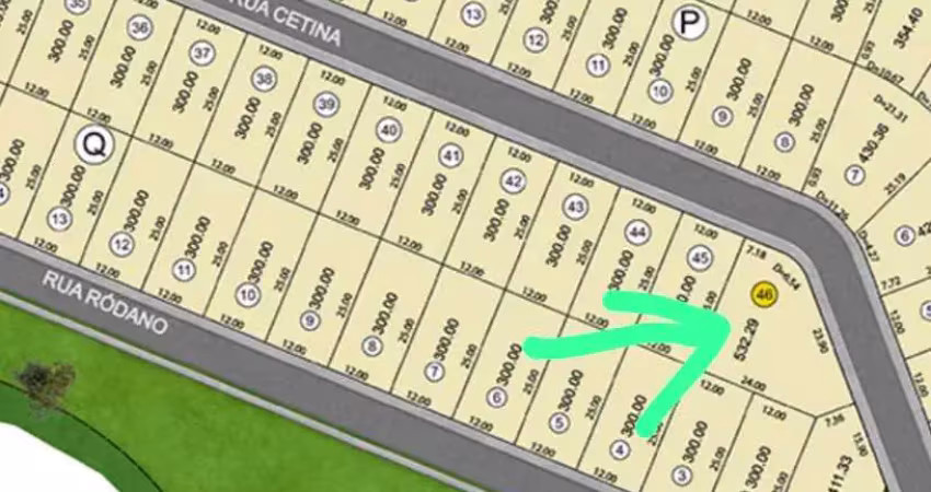 Jardins barcelona área / terreno à venda, 532.29 por r$ 585.000 no setor jardins barcelona vn21086