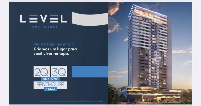 Ágio ágio level home resort apartamento com 2 quarto(s) e 2 banheiro(s) à venda, 63 por r$ 546.000 no setor jardim américa vn21101