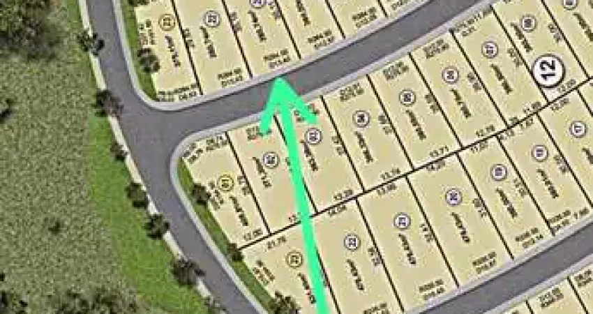 Jardins nápoles, senador canedo, com acesso pela go-403 lote à venda, 380.74 por r$ 418.000 no setor residencial marília ta21523