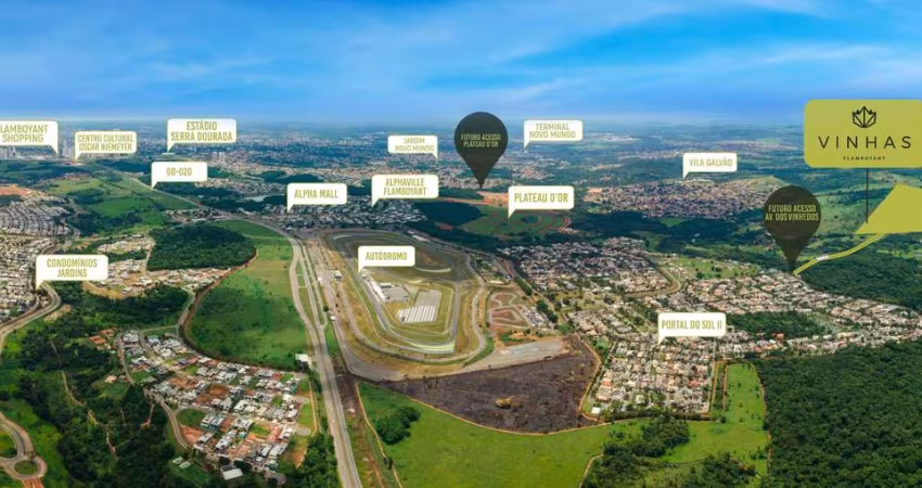 Lote Condominio Vinhas Lote à Venda, 250 por R$ 370.000 no setor Residencial Marília AD21844