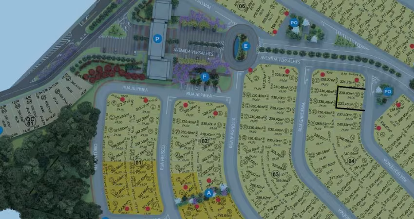 LOTES JARDINS VERSALHES Lote à Venda, 230.4 por R$ 270.000 no setor Jardins Versalhes IN22393