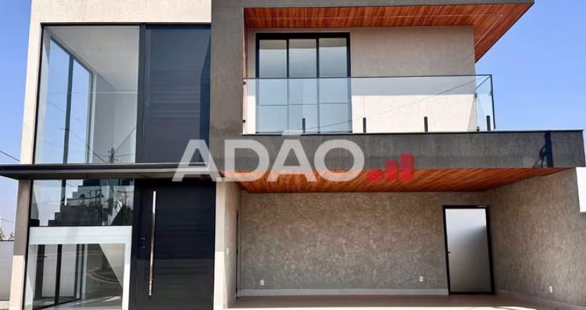 Sobrado de Luxo no Jardins Capri  Casa em Condomínio com 4 Quarto(s) e 5 banheiro(s) à Venda, 302 por R$ 2.280.000 no setor Jardins Capri AD23266
