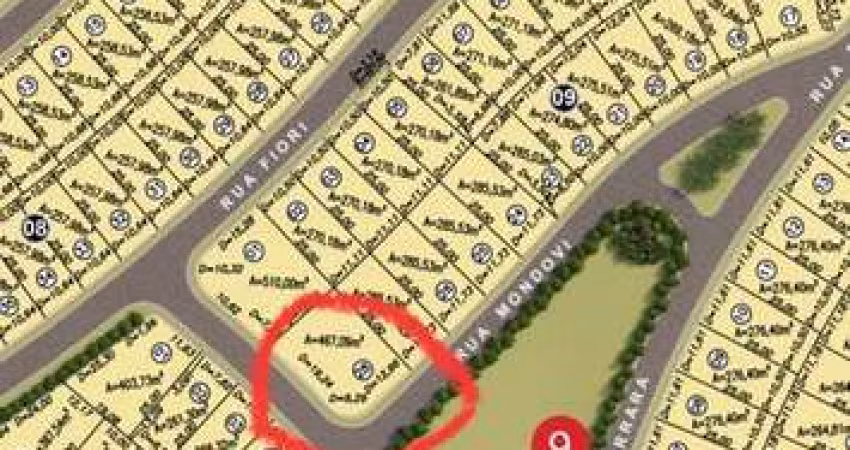 Ágio JARDINS PARMA - LOTE DE ESQUINA FRENTE PARA PRAÇA DIVERSÃO Lote à Venda, 467.09 por R$ 397.026,5 no setor Jardins Parma ST14544