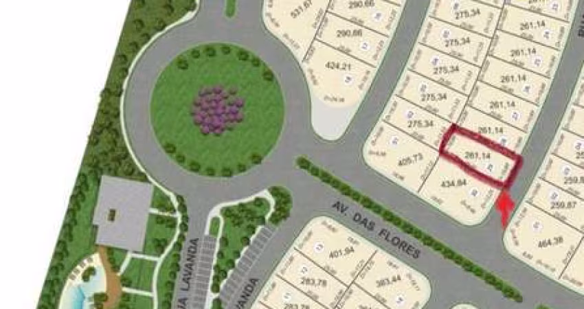Ágio Lote Jardins Capri Lote à Venda, 261.14 por R$ 295.567,26 no setor Jardins Capri AX27296