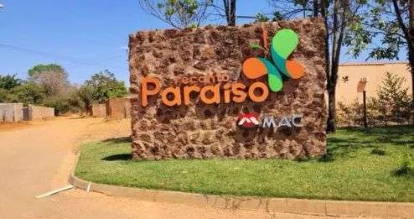 Ágio Lote 1.208,42m² Res. de chácaras Recanto Paraíso - Guapó Lote à Venda, 1208.42 por R$ 360.000 no setor Residencial de chácaras Recanto Paraíso IN27516