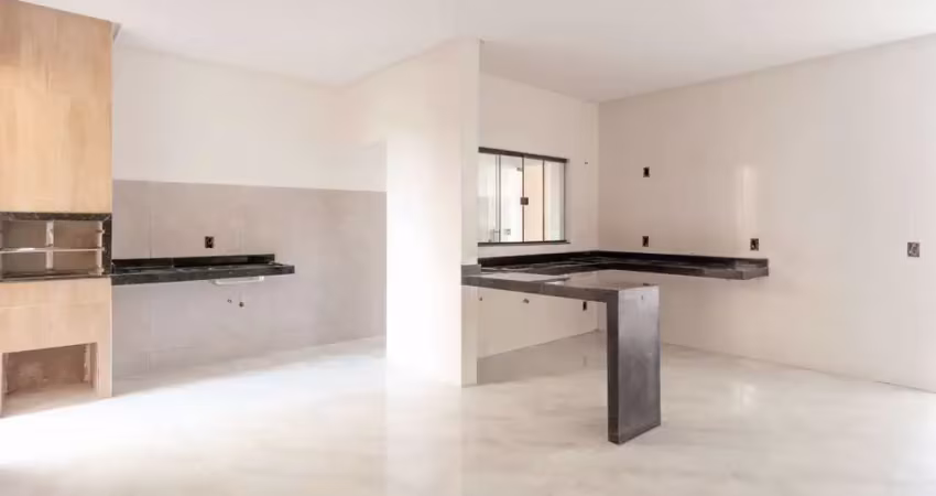 Casa 3 Quartos com Área Gourmet e Acabamento Premium – Setor Alvorada Oeste - Aparecida de Gyn Casa de Rua com 3 Quarto(s) e 2 banheiro(s) à Venda, 118.55 por R$ 350.000 no setor Alvorada Oeste IN2853