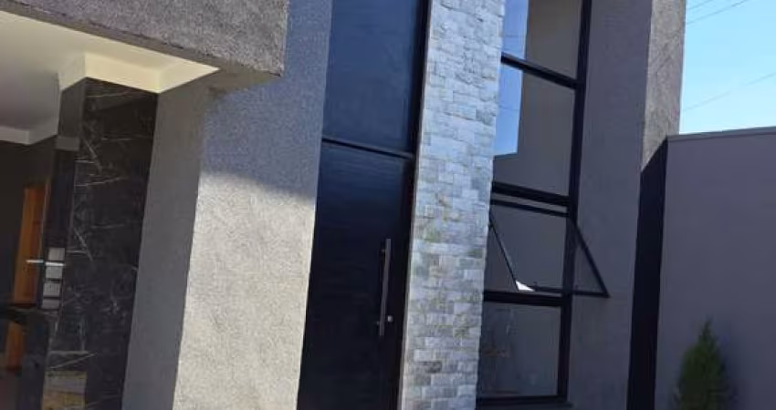 Casa Moderna com Pé Direito Duplo e Varanda Gourmet – Jardim Buriti Sereno, Aparecida de Goiânia Casa de Rua com 3 Quarto(s) e 3 banheiro(s) à Venda, 133.57 por R$ 650.000 no setor Residencial Recanto