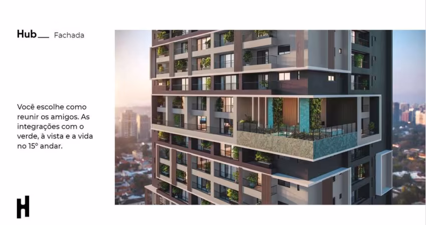 Studio Hub Compact Life Flat com 1 Quarto(s) e 1 banheiro(s) à Venda, 51.44 por R$ 694.500 no setor Setor Bueno FL23610