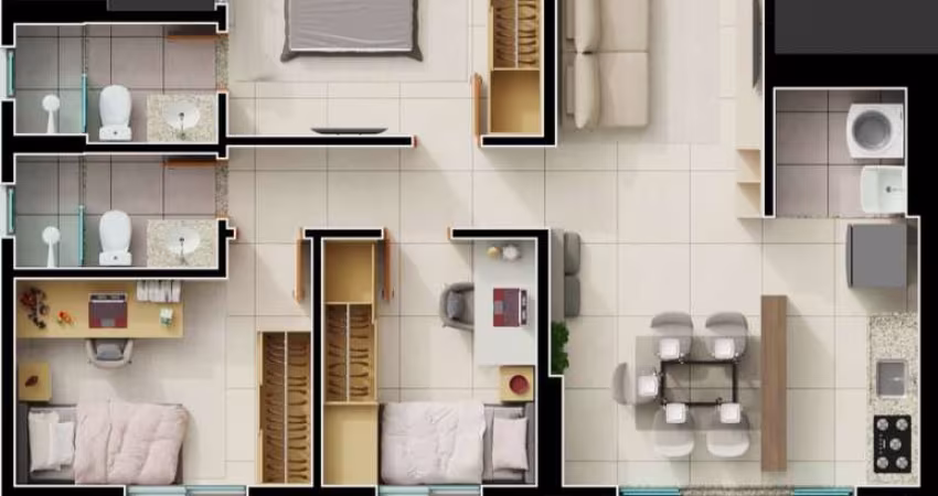 Ágio Apartamento no Varandas Bueno Apartamento com 3 Quarto(s) e 2 banheiro(s) à Venda, 78 por R$ 740.000 no setor Setor Bueno SL29032
