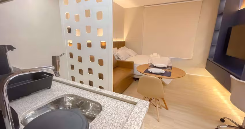 Studio 1 quarto- Blend Marista  Flat com 1 Quarto(s) e 1 banheiro(s) à Venda, 28 por R$ 390.000 no setor Setor Marista AU29085