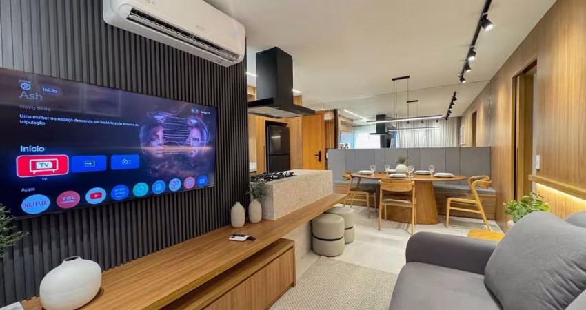 Duo Sky Garden Decorado Já Locado no Airbnb acima de R$10.000,00 Mensal Apartamento com 3 Quarto(s) e 2 banheiro(s) à Venda, 72 por R$ 890.000 no setor Parque Amazônia IN29334