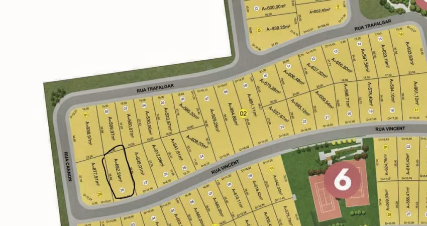 Ágio Lote jardins Londres  Área / Terreno à Venda, 682.24 por R$ 1.883.015,42 no setor Jardins Londres  IN29239