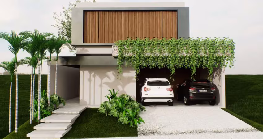 SOBRADO NO JARDINS CAPRI - SENADOR CANEDO Casa em Condomínio com 4 Quarto(s) e 5 banheiro(s) à Venda, 225.76 por R$ 1.980.000 no setor Jardins Capri AX28880