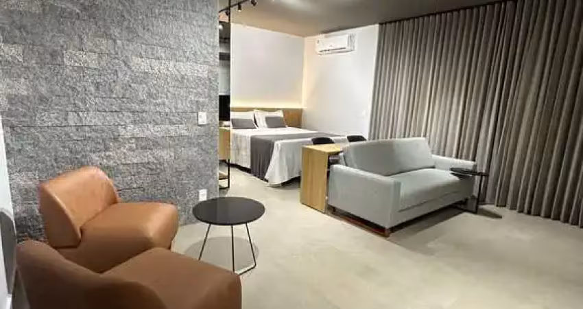 Flat mobiliado e decorado - setor oeste flat com 1 quarto(s) e 1 banheiro(s) à venda, 43 por r$ 620.000 no setor setor oeste in30533