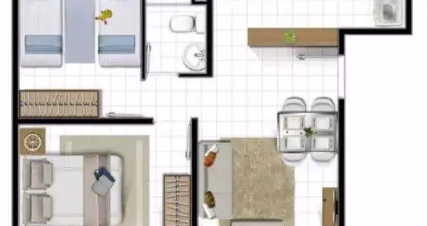 Apartamento 2q com quintal no moinho dos ventos apartamento com 2 quarto(s) e 1 banheiro(s) à venda, 46 por r$ 217.000 no setor moinho dos ventos in31935