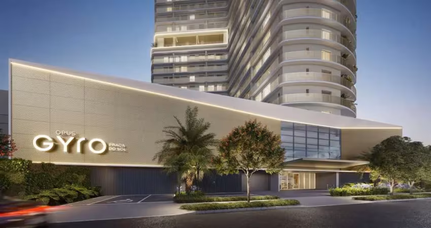 Ágio ágio gyro praça do sol - apartamento compacto de luxo 1 suíte 37m2 studio com 1 quarto(s) e 1 banheiro(s) à venda, 37 por r$ 591.000 no setor setor oeste ta32195