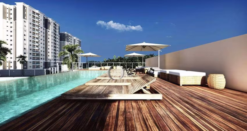 Apartamento com 3 dormitórios à venda, 77 m² por R$ 536.300,00 - Monte Carlo Residencial Club - Paulínia/SP