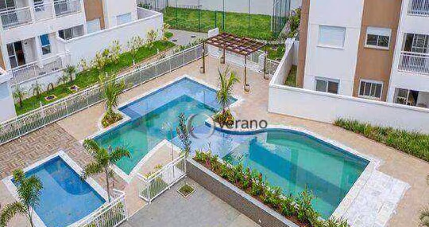 Apartamento com 3 dormitórios à venda, 70 m² por R$ 525.000,00 - Morada Morumbi Residencial Clube - Paulínia/SP