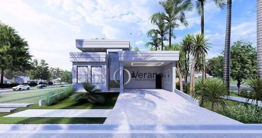 Casa com 3 dormitórios à venda, 202 m² por r$ 1.890.000,00 - condomínio residencial santorini - paulínia/sp