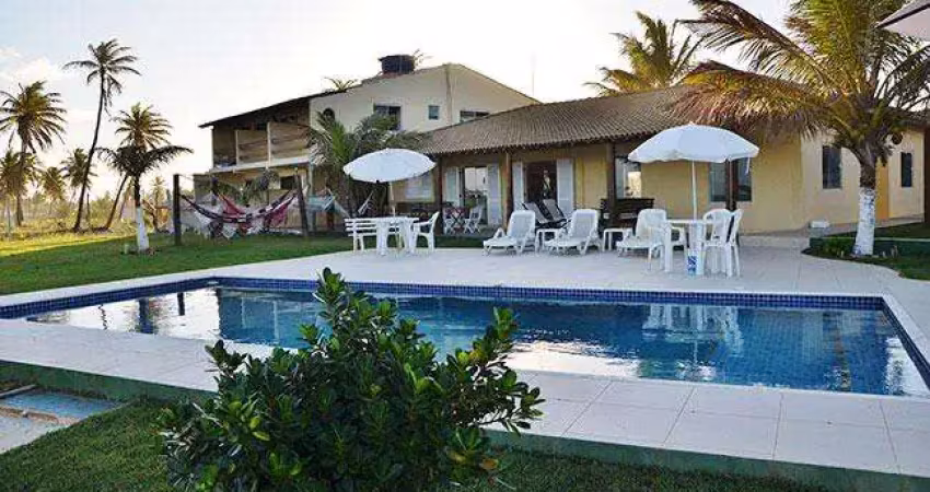 Pousada com 10 dormitórios à venda, 1050 m² por r$ 3.200.000,00 - sauipe - abrantes (camaçari)/ba