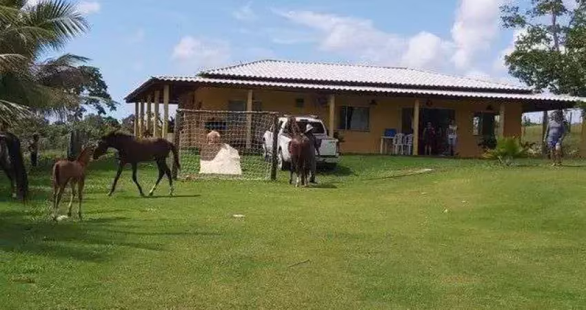 Sítio com 4 dormitórios à venda, 40000 m² por r$ 1.100.000,00 - barra do pojuca - camaçari/ba
