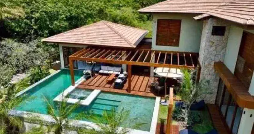 Casa com 6 dormitórios à venda, 550 m² por r$ 5.790.000 - praia do forte - mata de são joão/ba
