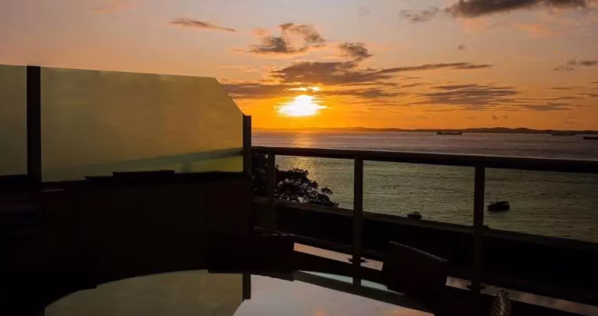 Apartamento com 1 dormitório para alugar, 74 m² por r$ 10.500,00/mês - comércio - salvador/ba
