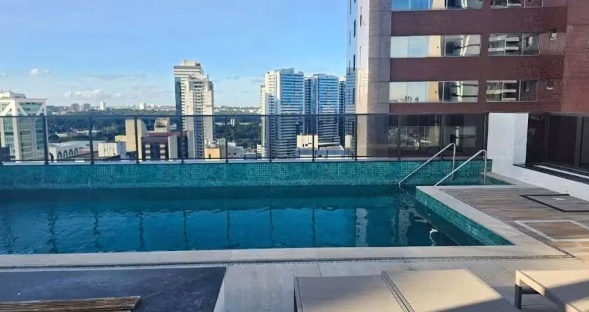 Apartamento com 1 dormitório para alugar, 27 m² por r$ 3.200,00/mês - caminho das árvores - salvador/ba