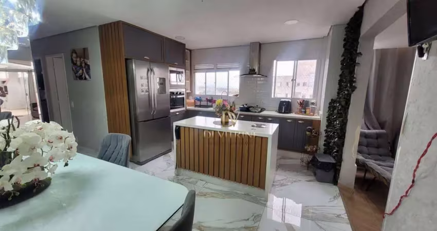 Penthouse com 3 dormitórios à venda, 101 m² por r$ 750.000,00 - jardim cocaia - guarulhos/sp