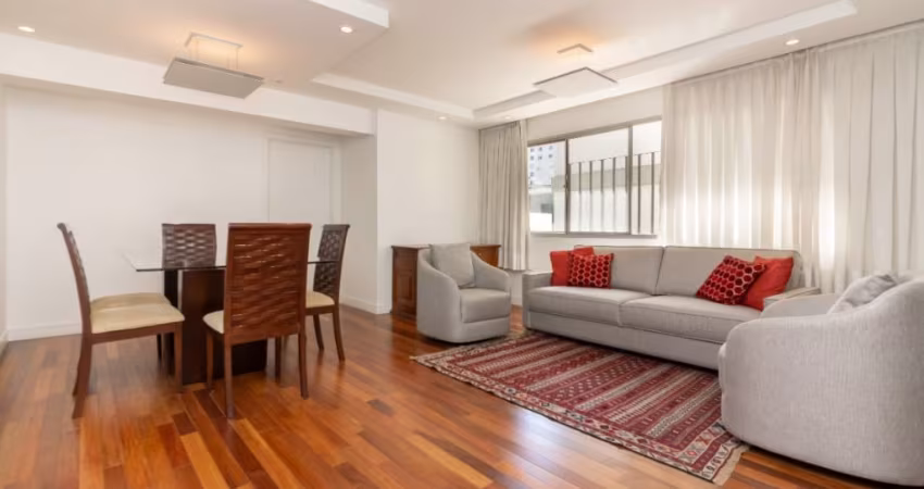 Lindo Apartamento na Desejada Oscar Freire com 121 m², 3 dormitorios e 2 vagas