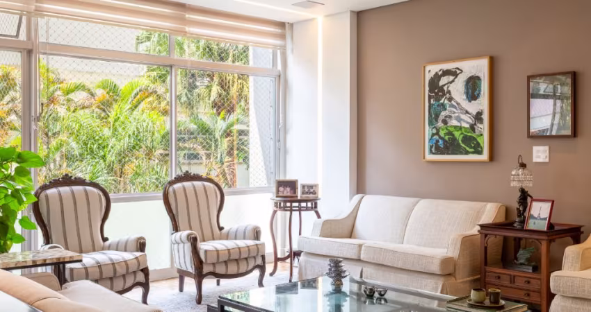 Apartamento na Santa Cecilia com  193 m²,  3 dormitorios e 1 vaga