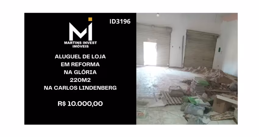 Ponto Comercial para aluguel na Glória com 220m2 R$ 10Mil