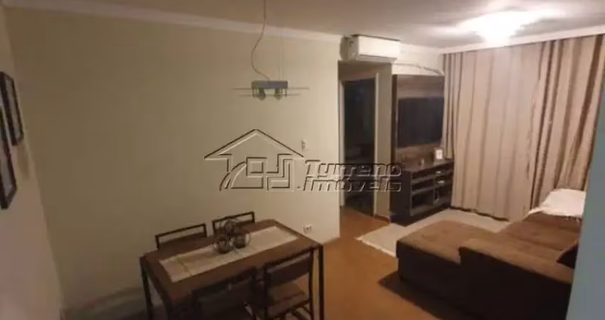 Apartamento mobiliado com 2 dormitórios no parque industrial
