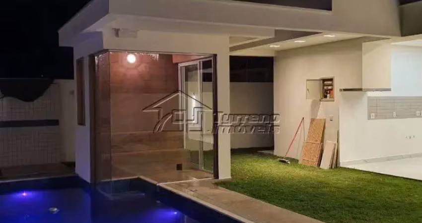 Sobrado novo no alphaville com 4 suítes e excelente área gourmet