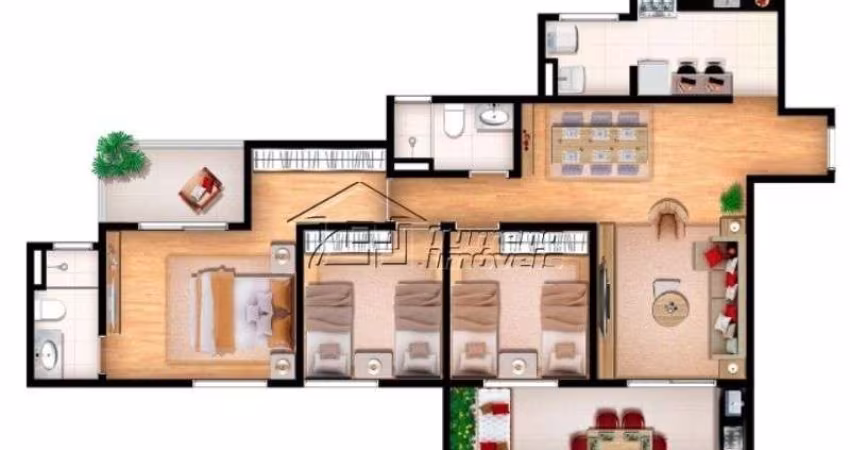 Apartamento com ótima localização na região central de São José dos Campos